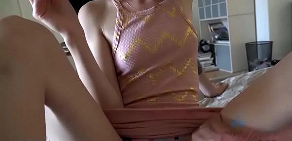  Lola Fae comes over and smokes your cock and a cigarette